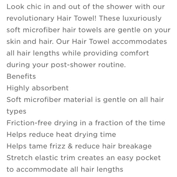 KITSCH MICROFIBER HAIR TOWEL - Picture 3 of 3